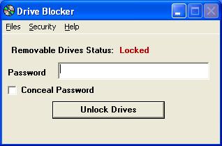 Drive Blocker 2.0.0 screenshot