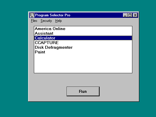 Program Selector Pro 2000/XP