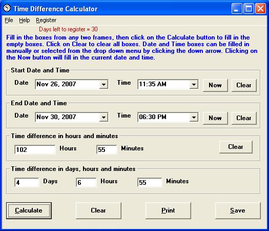 Time Difference Calculator 1.1.0